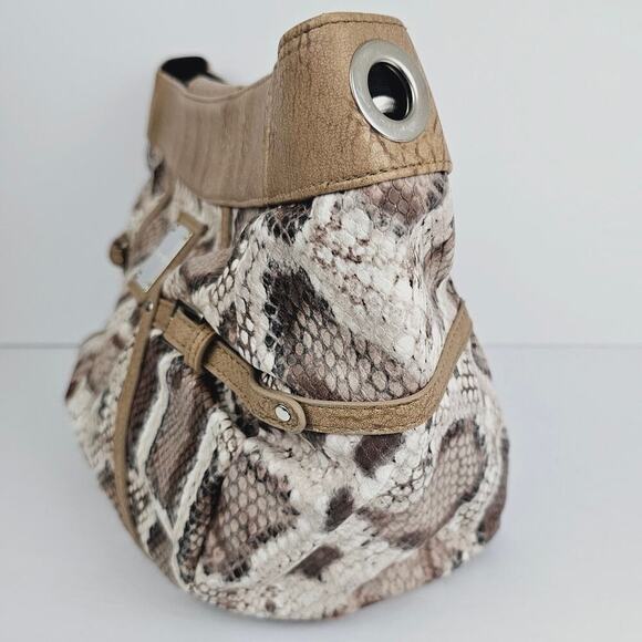 Miche Bianca Demi Shell Tan Python Print Faux Leather * Shell Only * - Picture 5 of 15